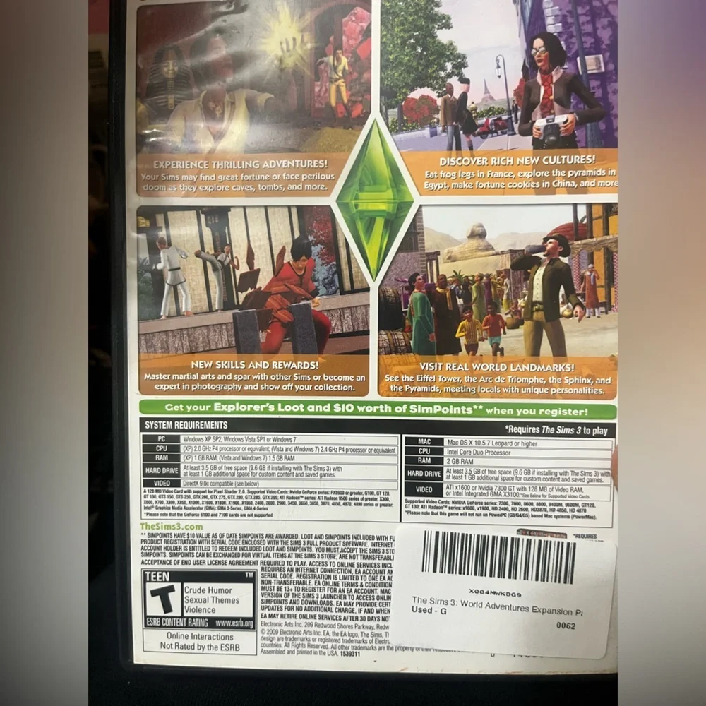 The Sims 3 World Adventures Expansion Pack